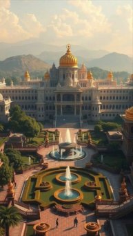 «Калика пурана». Царь Джанака увидел Нараку и его царство в полном великолепии