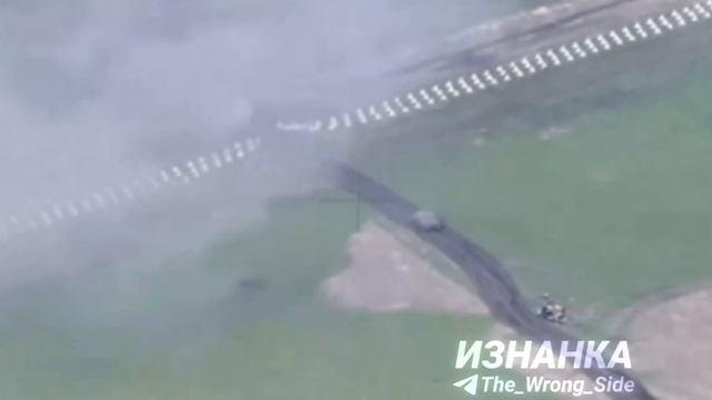 🔥Новые кадры неудавшегося штурма ВСУ в районе н.п. Новый Путь Курской области...🔽🔽🔽