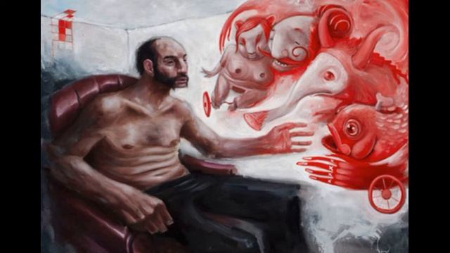 У Поликарпыча глюцинации и посинела шляпа!)