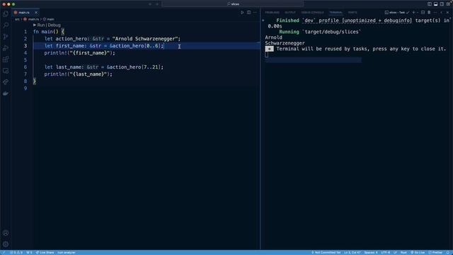 8.003. String Slices and String Literals