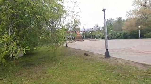 Парк в Поворино , мамино видео