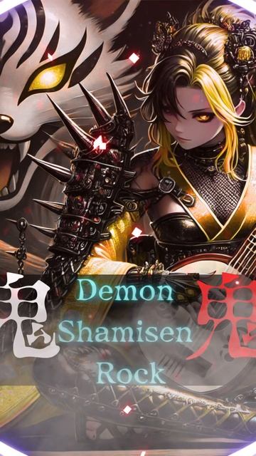 ⚡Shamisen × Demon Rock #shorts #japaneseculture #japanesemusic #japaneseanime #numetal