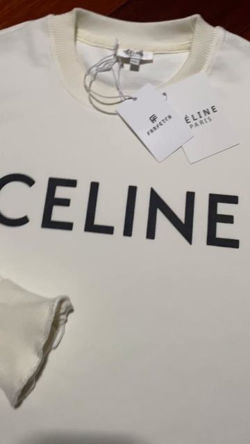 Лонгслив CELINE белый