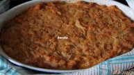 Томатно-капустная запеканка с рыбными консервами