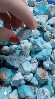 250507-4 Natural raw ore turquoise rough material, bring the art of nature home
