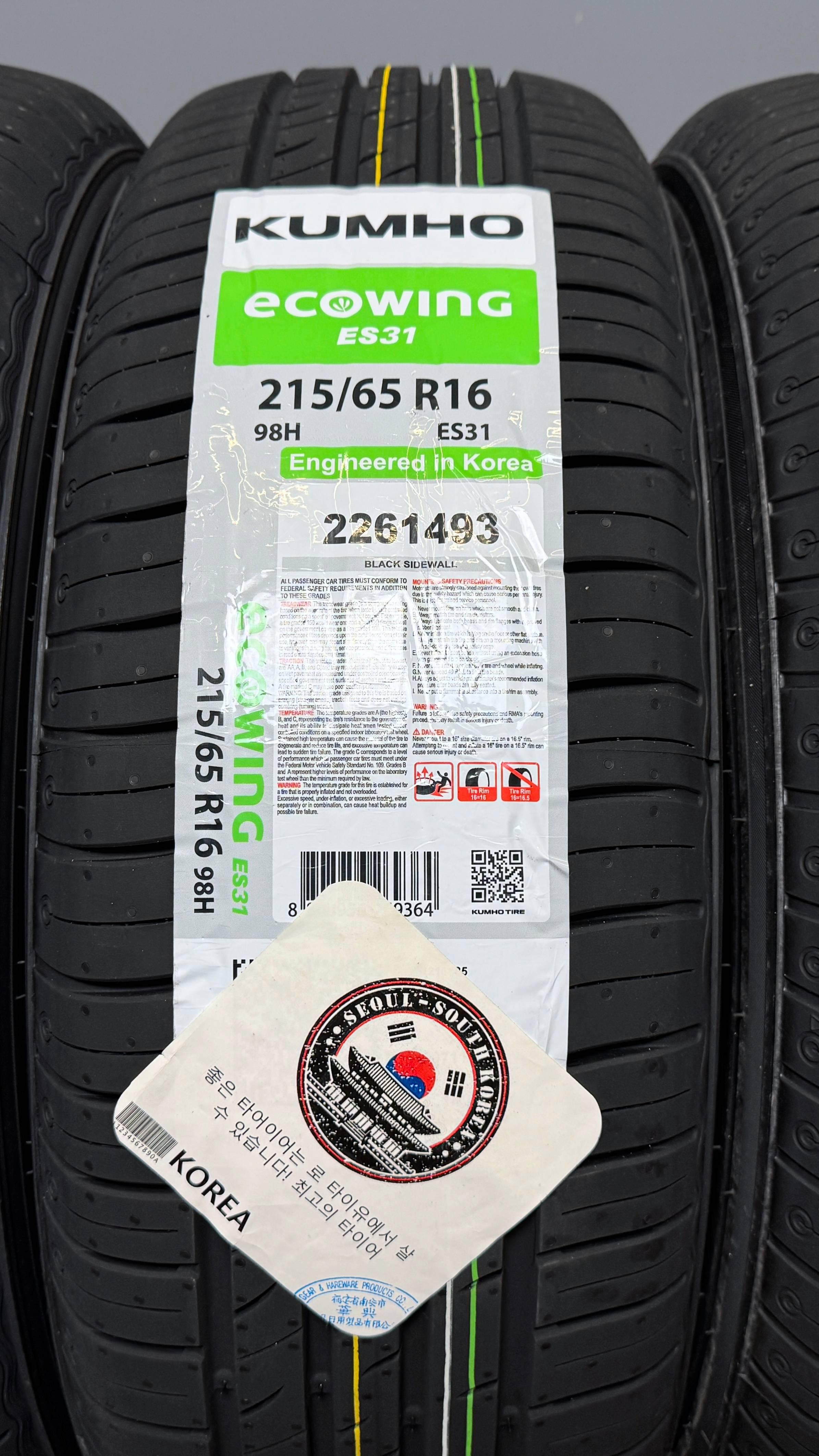Kumho Ecowing ES31 215/65 R16 98H