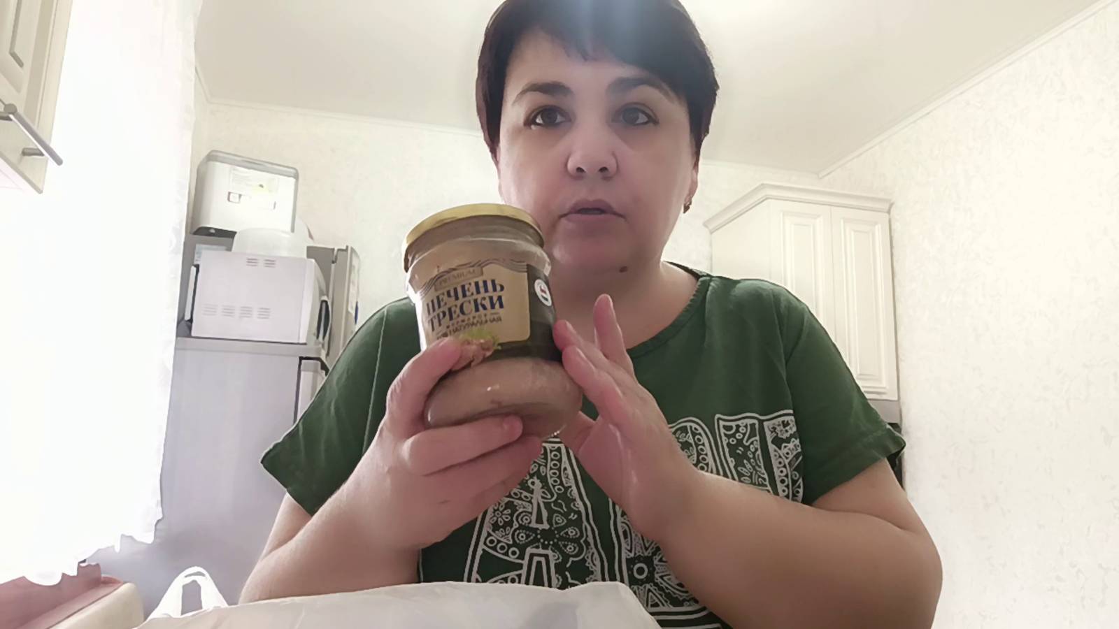 Распаковка продуктов, жареная рыбка на ужин
