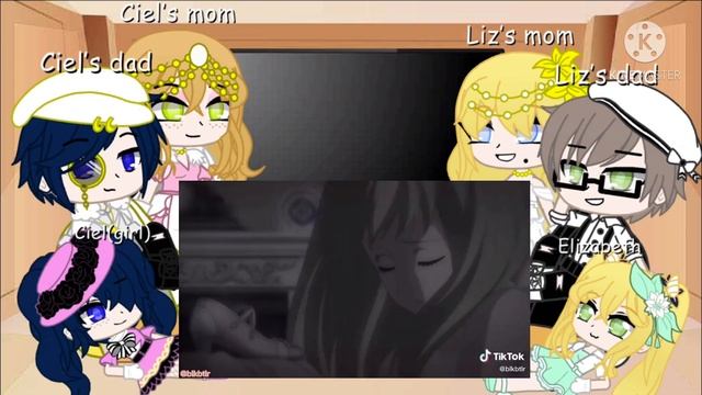 ~Black Butler/Тёмный дворецкий~Ciel’s and Liz’s parents reacts to TikTok~
