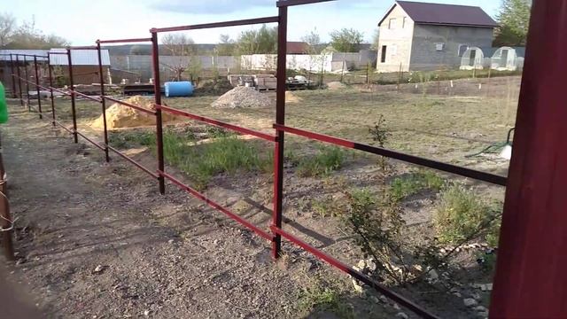 Забор из профнастила. Часть 2