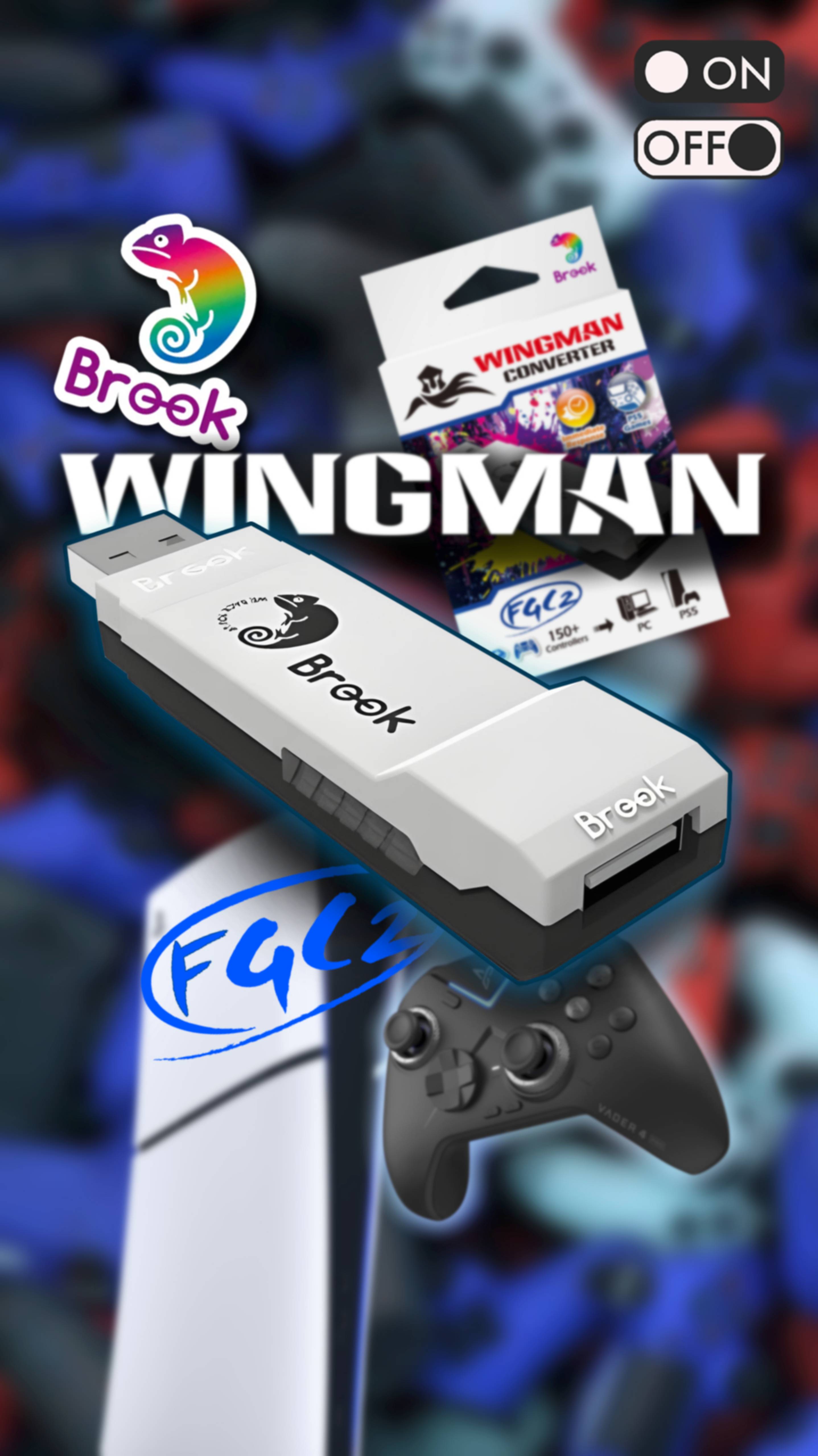 Brook Wingman FGC2 | Подключение Flydigi PS5 + ASMR Unboxing + Game