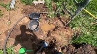 Абиссинская скважина для домика на пруду