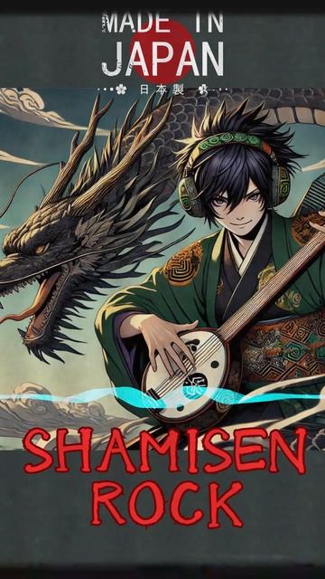 Epic Shamisen Rock #shotrs #japaneseculture #japanesemusic #demonslayer