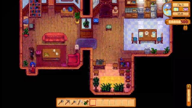 Тихий вечер в Stardew Valley