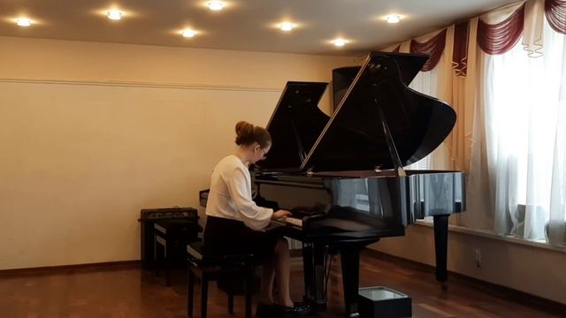 Агапова Аня, 14 лет, С. Баневич "Песня соловья"