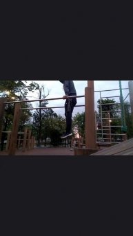 Вечерняя тренировка.