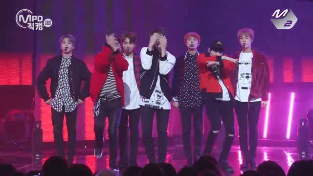 BTS 21st Century Girls Fancam @엠카운트다운_161013