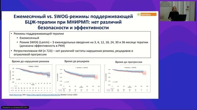 Ключевые проблемы выбора метода лечения немышечно-инвазивного рака мочевого пузыря