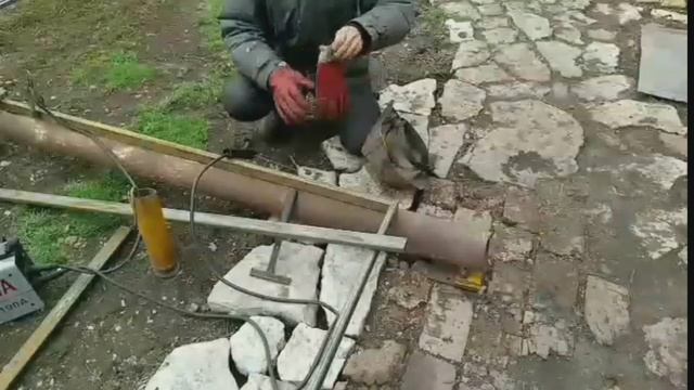 Делаю ворота.