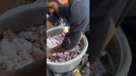 Street food. Баранина .Афганистан