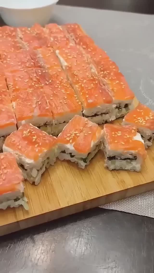 Не крутите роллы! 🍣 Сделайте Суши-Торт 🎂. Очень вкусный и быстрый рецепт! 😋