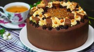 Торт СНИКЕРС 😍 НЕРЕАЛЬНО ВКУСНЫЙ!!! Домашний Торт на Праздник Рецепт