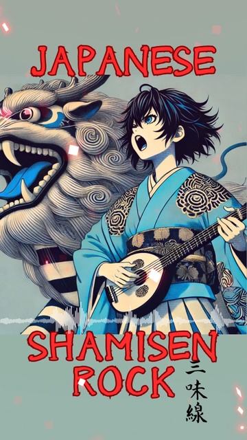 🎸 Epic Shamisen Rock 🎻#shorts  #japaneseculture #shamisen #japanesemusic #demonslayer