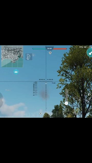 Артиллерийская стрельба навесом на РБТ-5 #shorts #warthunder #gam