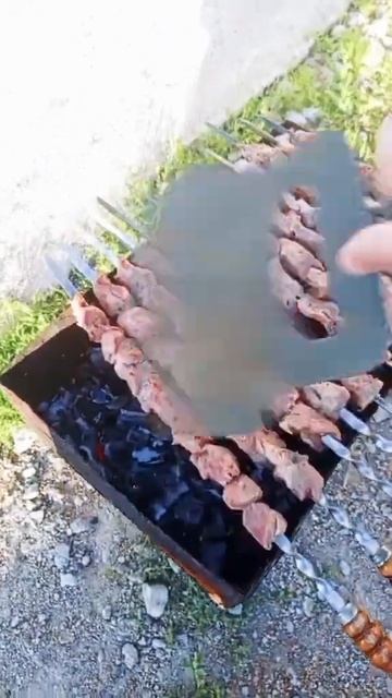 Жарим шашлык из индейки #viral #video #food #like #cooking #shorts #рецеп?