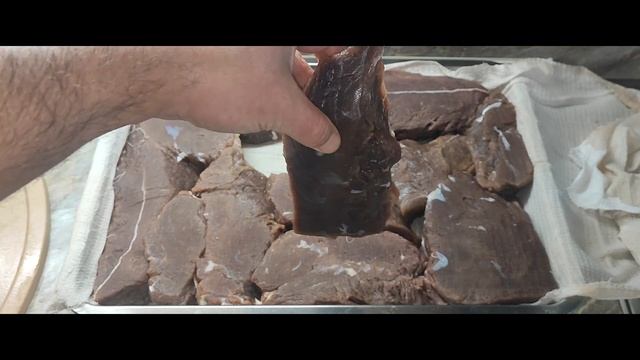 Холодное копчение лосятины! Бастурма из лосятины!