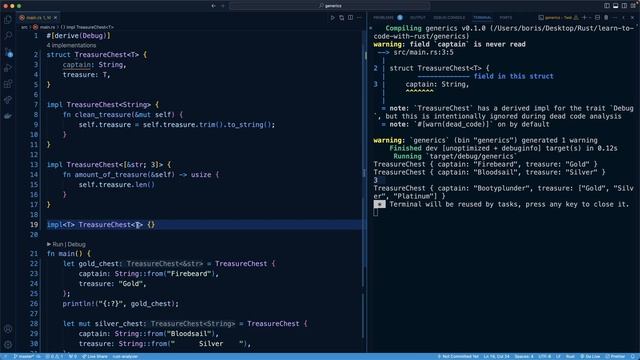 11.006. Generics and impl Blocks II