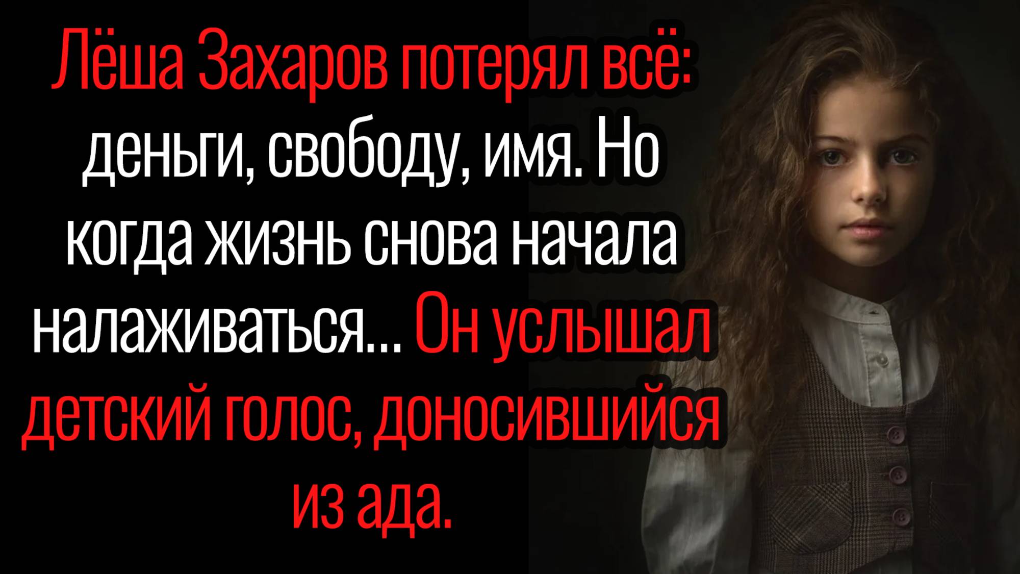 Истории из жизни. "Детский голос из ада". Аудио рассказы