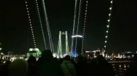 Красноярск на универсиаду. Подвесной мост.