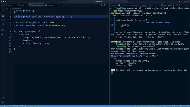 14.016. Using pub use to Export Names from Submodules