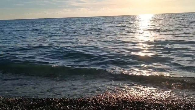 ВЕЧЕРНЕЕ МОРЕ. ШЁПОТ ВОЛН.