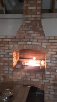Горит огонь в печи🔥 зима к концу подходит❄️