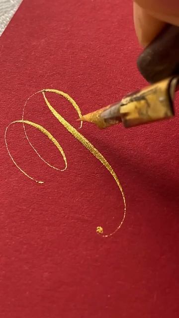 Это должна была быть фраза «Верь в чудеса» #calligraphy #кал?