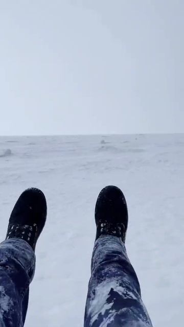 В Питере есть классная горка прямо с выездом в море #shor