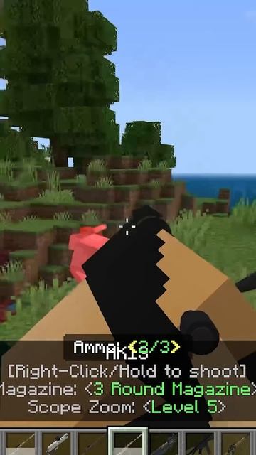 3D Оружия из ПАБГ в Майнкрафт (Андроид, ПК, IOS) | #моды для