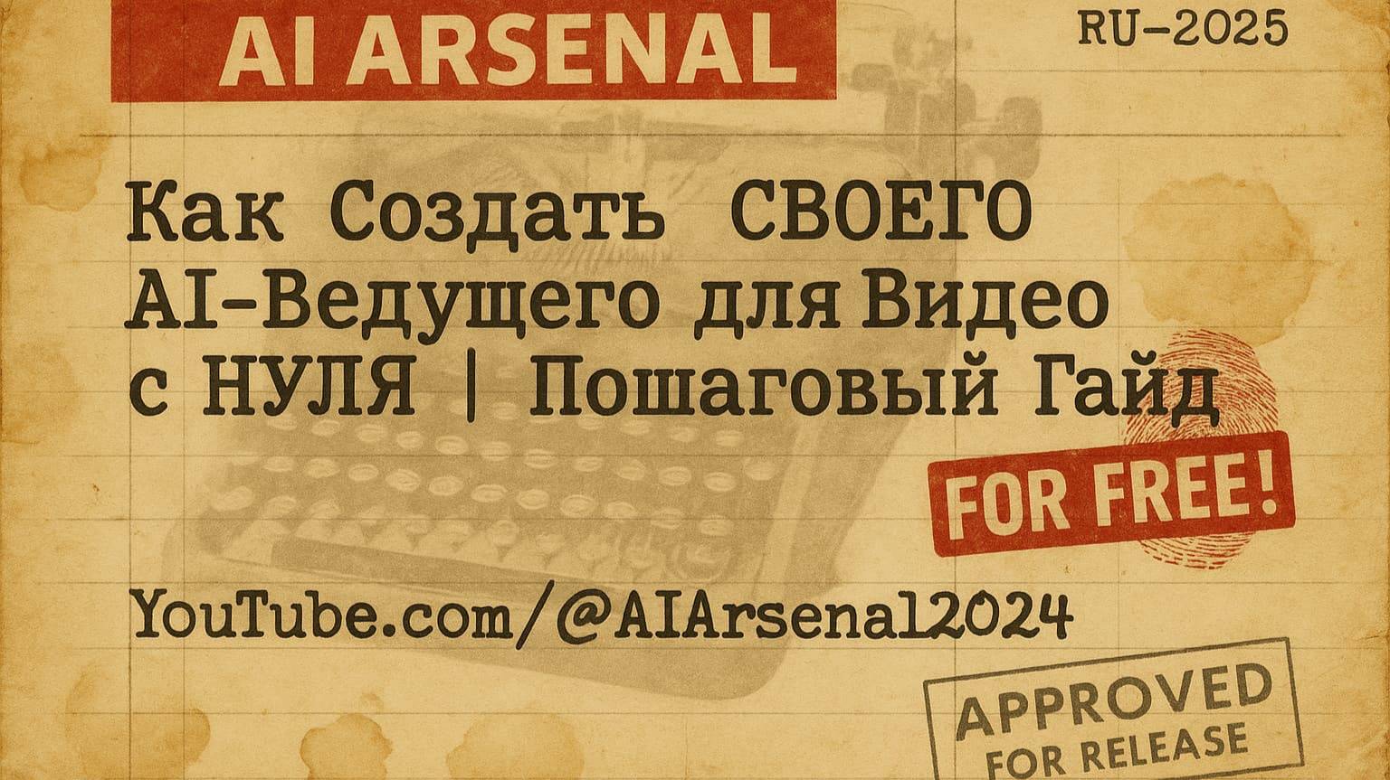 Как Создать СВОЕГО AI-Ведущего для Видео с НУЛЯ | Пошаговый Гайд