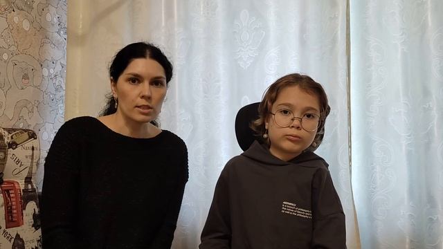 Видеообращение семьи Вики Баженовой