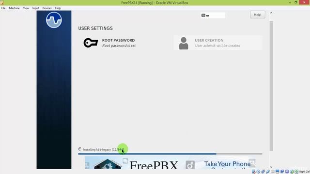 11. Установка FreePBX 14 из дистрибутива ISO.