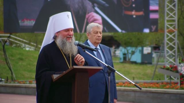 Архипастырское слово владыки Евгения. Церемония возложения цветов к монументу «Седой Урал».6.05.2025