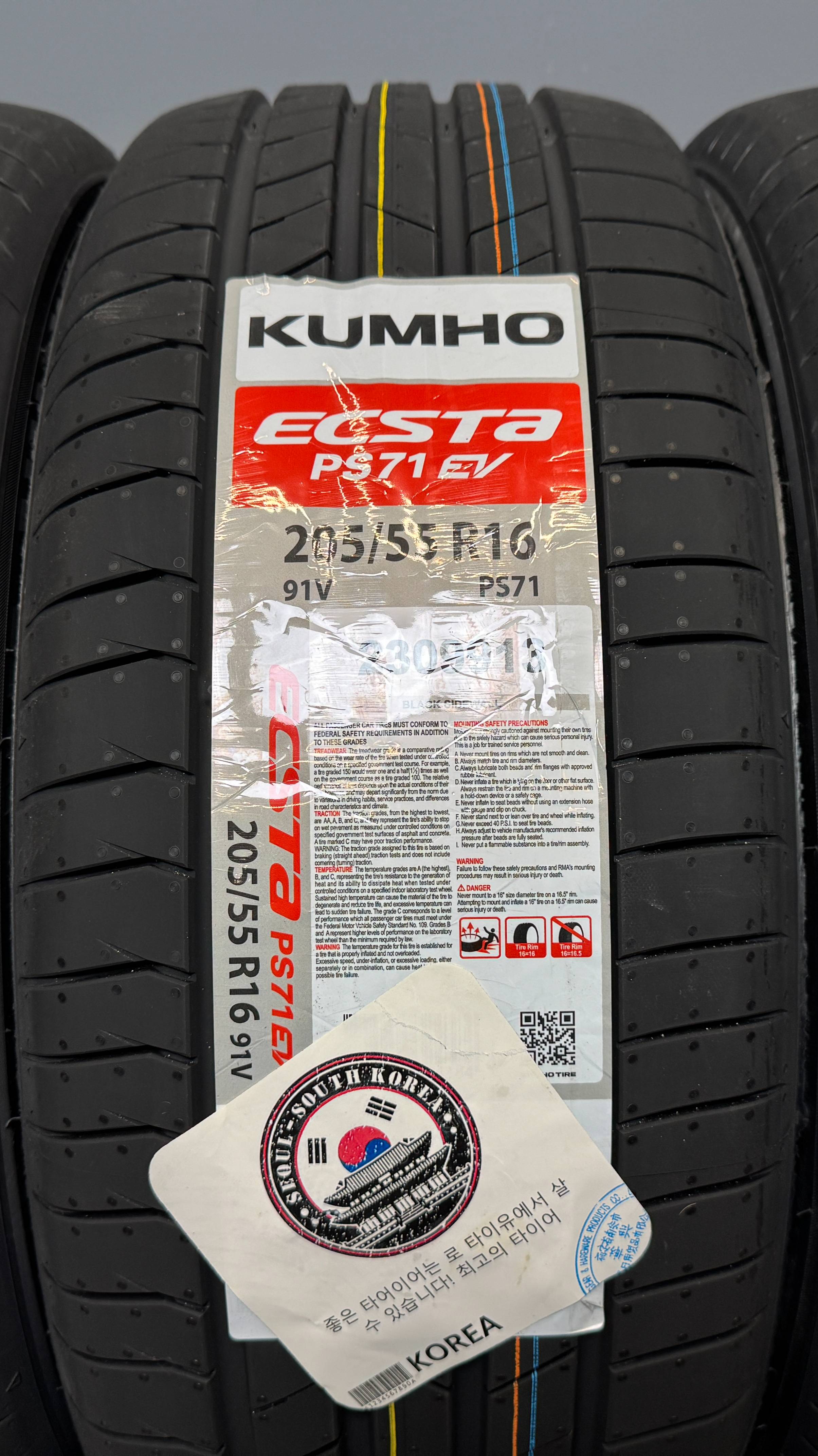KUMHO ECSTA PS71 EV 205/55 R16 91V