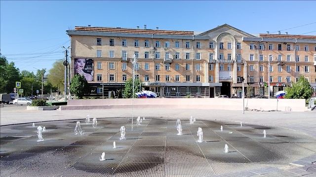 Рубцовск. Фонтан на площади Ленина