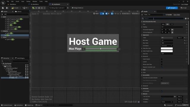 26 - Lecture 26 Creating The Host Game Widget