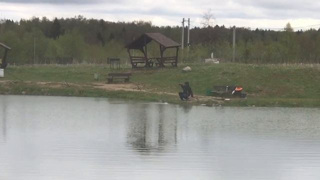 поимка форели