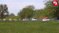 Каневские полицейские совершили автопробег в честь 80-летия Победы