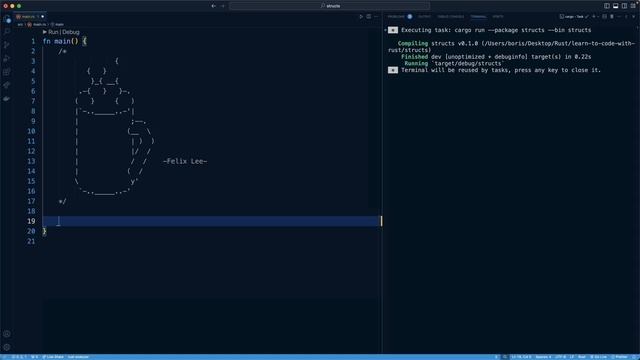 9.001. Define a Struct