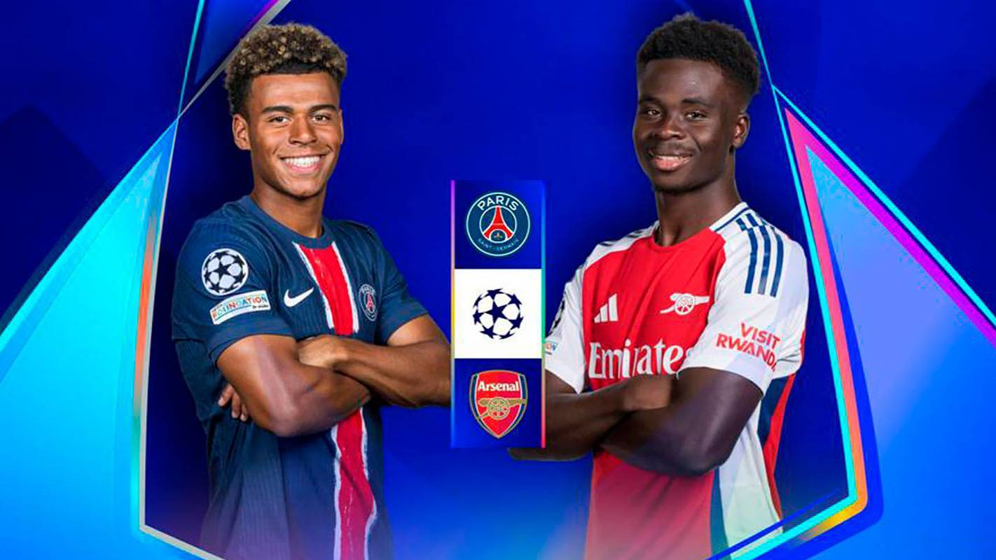 PSG vs Arsenal 2-1 Highlights & All Goals (UEFA Champions League 2024/25) Psg Arsenal