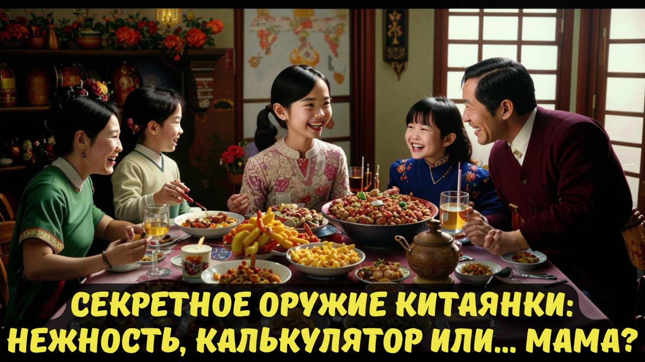 СЕКРЕТНОЕ ОРУЖИЕ КИТАЯНКИ: НЕЖНОСТЬ, КАЛЬКУЛЯТОР ИЛИ... МАМА?